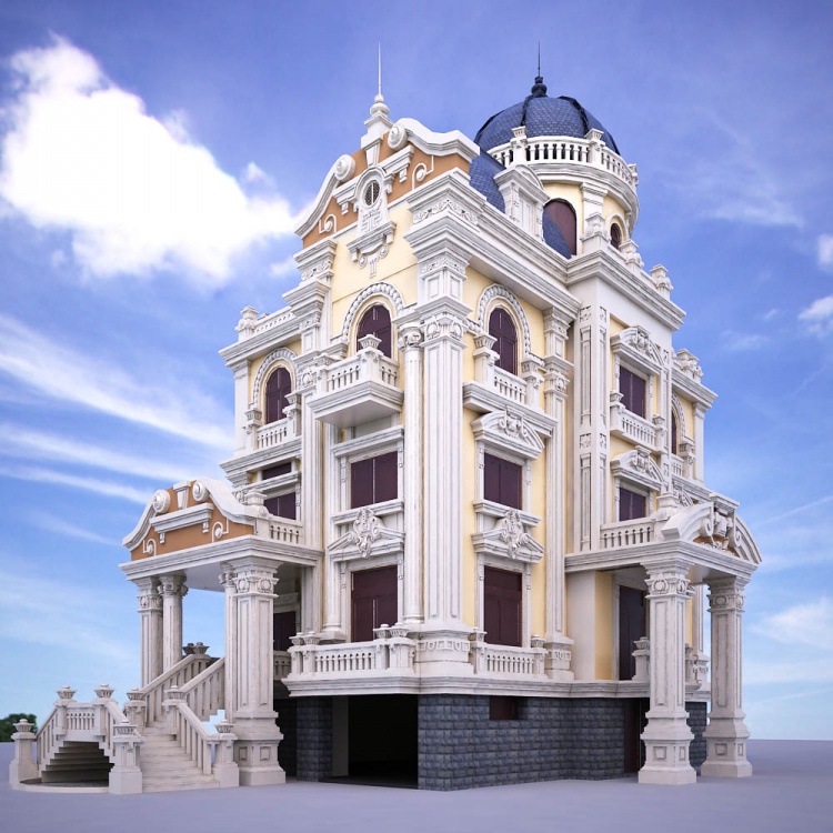 Gợi ý mẫu thiết kế biệt thự 4 tầng đẹp đang thịnh hành Gợi ý mẫu thiết kế biệt thự 4 tầng đẹp đang thịnh hành