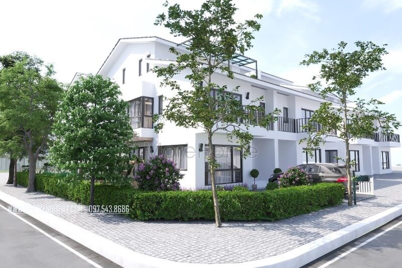 Thiết kế kiến trúc và ngoại thất cho biệt thự cao cấp tại Ecopark Hưng Yên hiện đại thiết kế biệt thự hiện đại