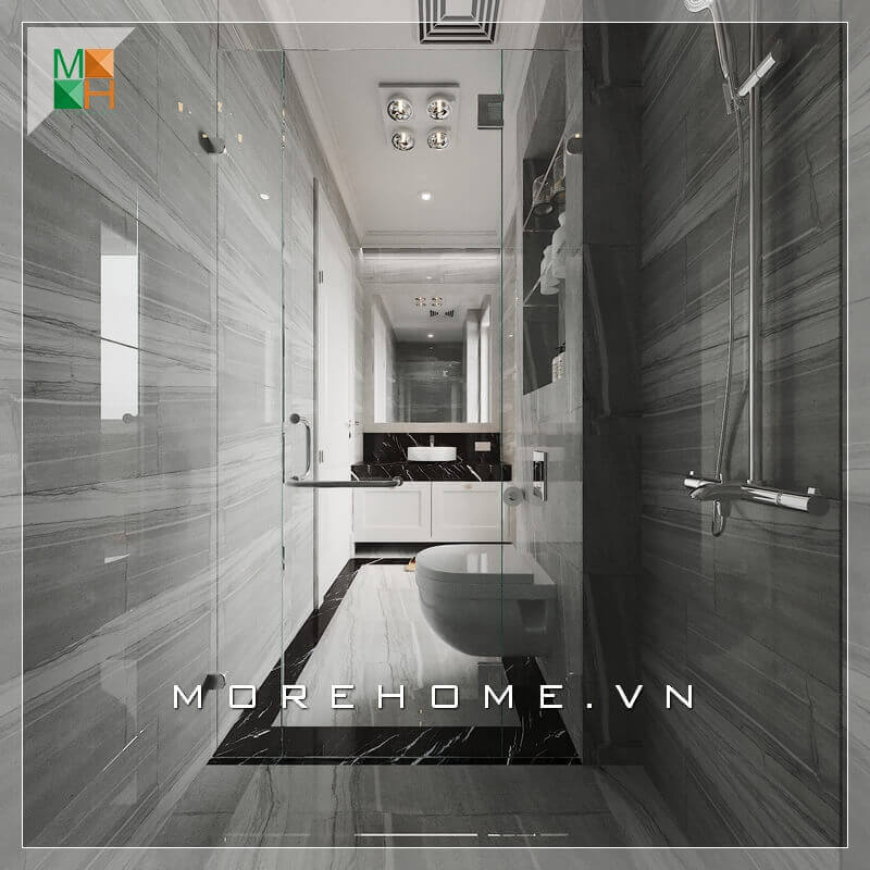 Mẫu thiết kế phòng tắm đẹp tiện nghi cho chung cư, nhà phố. thiết kế biệt thự hiện đại